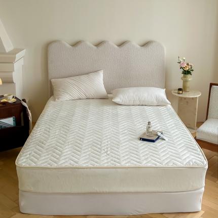 91家纺网 家纺一手货源 找家纺 （总）三味舒屋 2024新款牛奶绒夹棉床笠