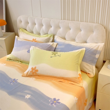 91家纺网 家纺一手货源 找家纺 （总）宝莱利家纺 2025高克重喷气磨毛单枕套