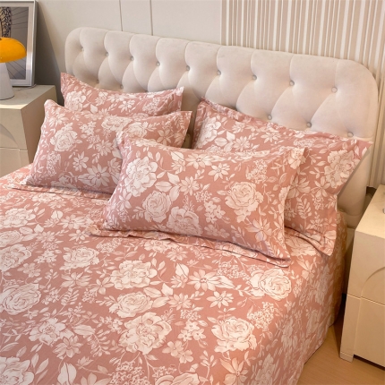 91家纺网 家纺一手货源 找家纺 （总）宝莱利家纺 2025高克重喷气磨毛单枕套