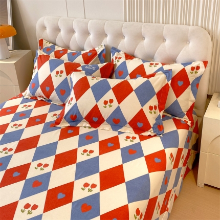 91家纺网 家纺一手货源 找家纺 （总）宝莱利家纺 2025高克重喷气磨毛单枕套