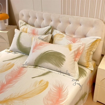 91家纺网 家纺一手货源 找家纺 （总）宝莱利家纺 2025高克重喷气磨毛单枕套