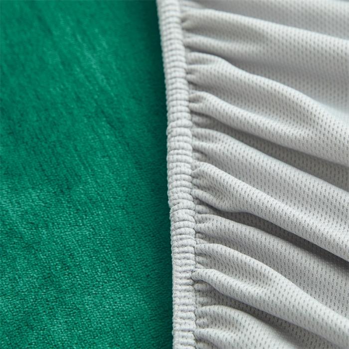 91家纺网 家纺一手货源 找家纺 AB版双面牛奶绒床笠 复合保暖床笠 双面可用 黄绿