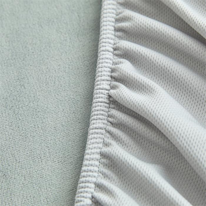 91家纺网 家纺一手货源 找家纺 AB版双面牛奶绒床笠 复合保暖床笠 双面可用 蓝灰