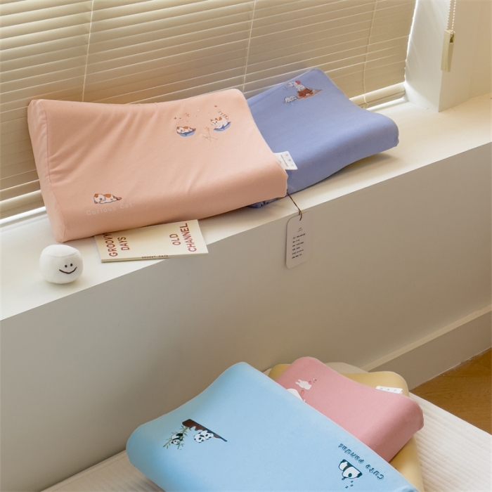 91家纺网 家纺一手货源 找家纺 （总）伟邦 2023新款萌宠针织儿童乳胶枕