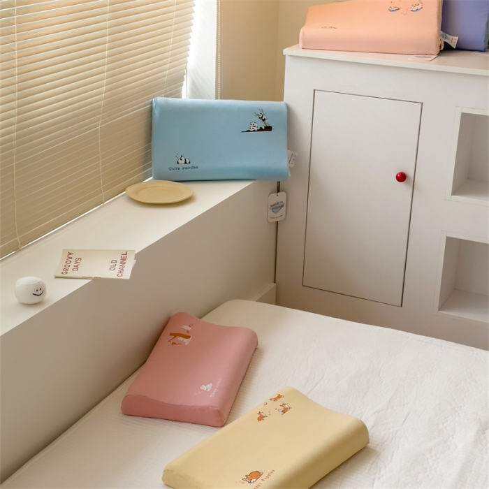 91家纺网 家纺一手货源 找家纺 （总）伟邦 2023新款萌宠针织儿童乳胶枕