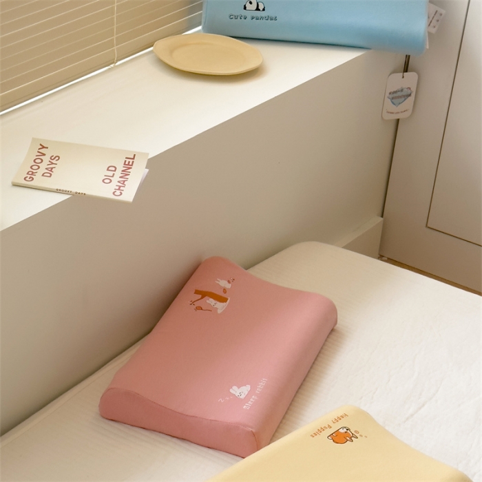 91家纺网 家纺一手货源 找家纺 （总）伟邦 2023新款萌宠针织儿童乳胶枕