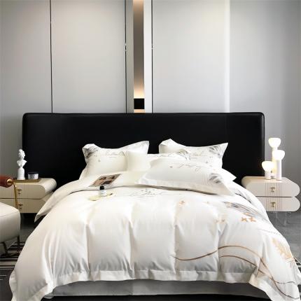 91家纺网 家纺一手货源 找家纺 （总）2023新款纯棉磨毛四件套-戴娜