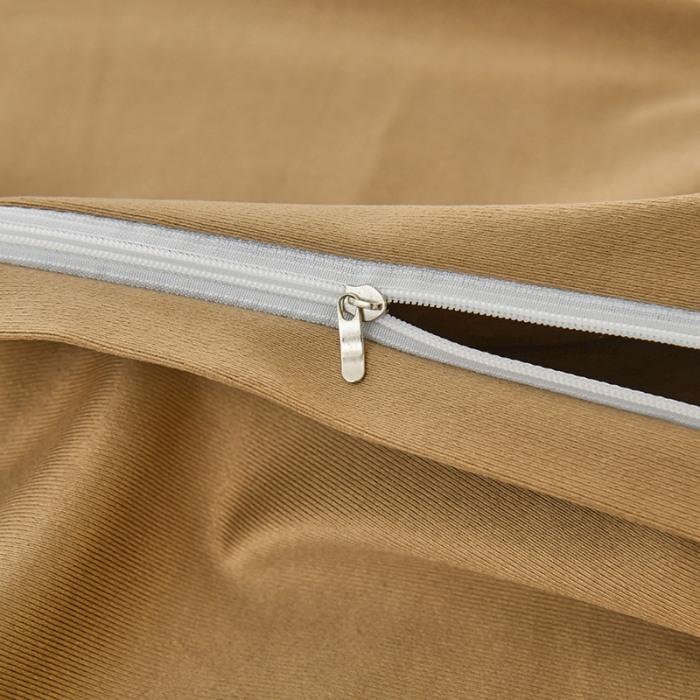 91家纺网 家纺一手货源 找家纺 不打烊 2023新款欧洲尼美容床罩四件套 皇家风范 驼色