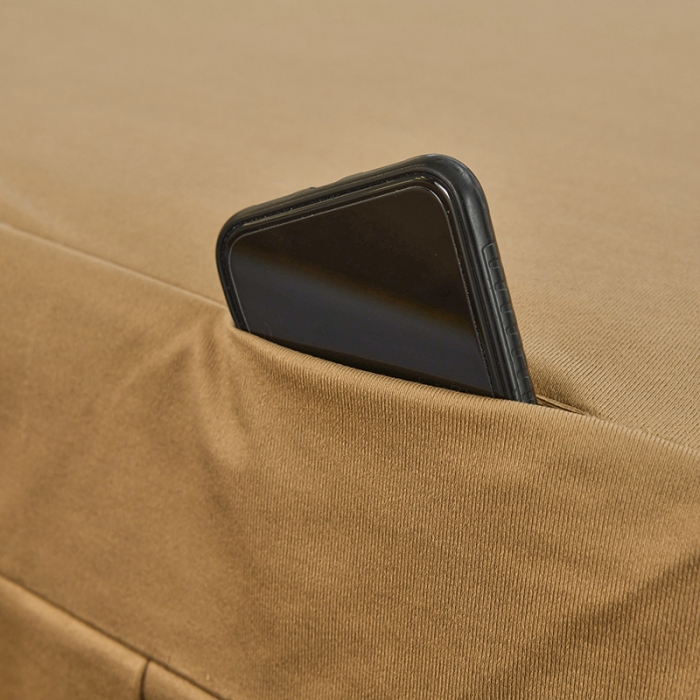 91家纺网 家纺一手货源 找家纺 不打烊 2023新款欧洲尼美容床罩四件套 皇家风范 驼色