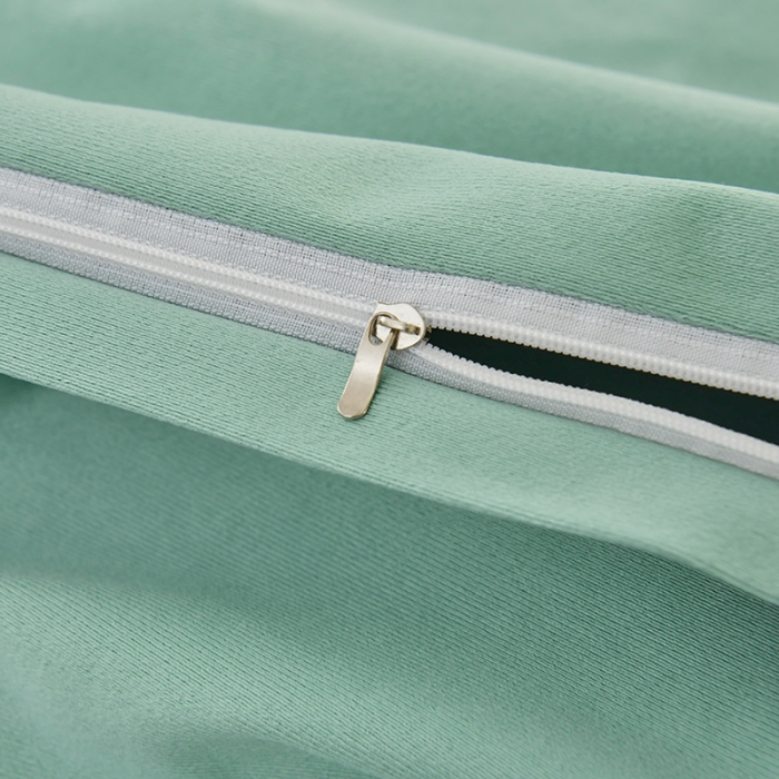 91家纺网 家纺一手货源 找家纺 不打烊 2023新款欧洲尼美容床罩四件套 皇家风范 浅绿色