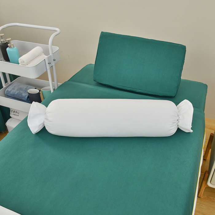 91家纺网 家纺一手货源 找家纺 不打烊 2023新款欧洲尼美容床罩四件套 皇家风范 孔雀绿