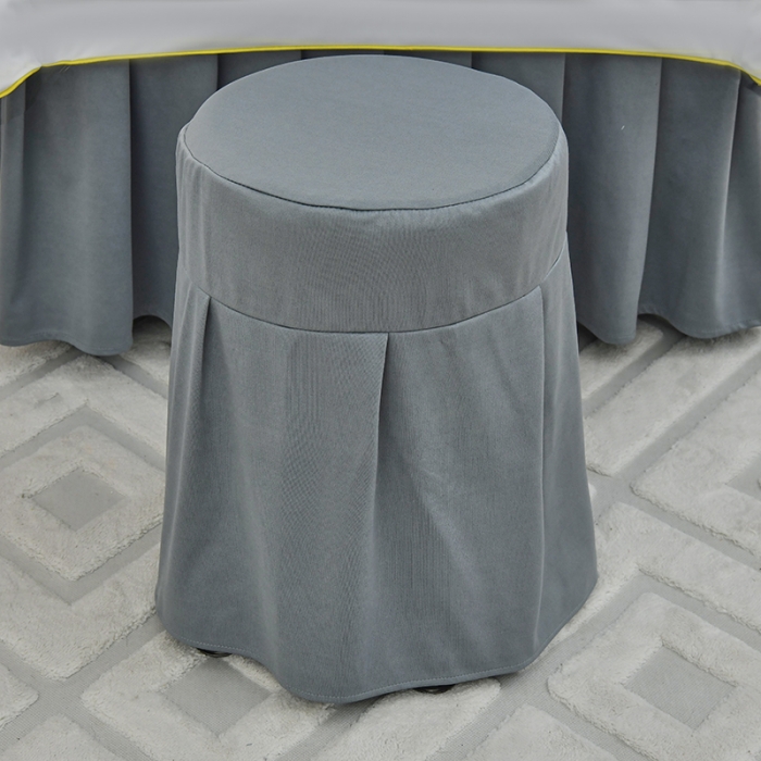 91家纺网 家纺一手货源 找家纺 不打烊 2023新款欧洲尼美容床罩四件套 皇家风范 灰色