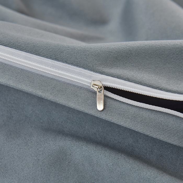 91家纺网 家纺一手货源 找家纺 不打烊 2023新款欧洲尼美容床罩四件套 皇家风范 灰色