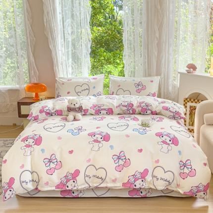 91家纺网 家纺一手货源 找家纺 (总）感遇 2023新款三丽鸥卡通四件套