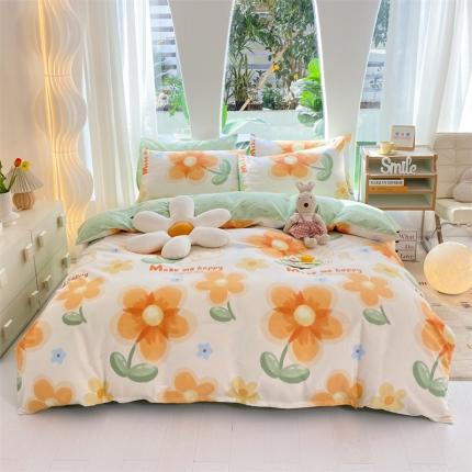 91家纺网 家纺一手货源 找家纺 （总）多品家纺 2023新款13070全棉单被套暗线