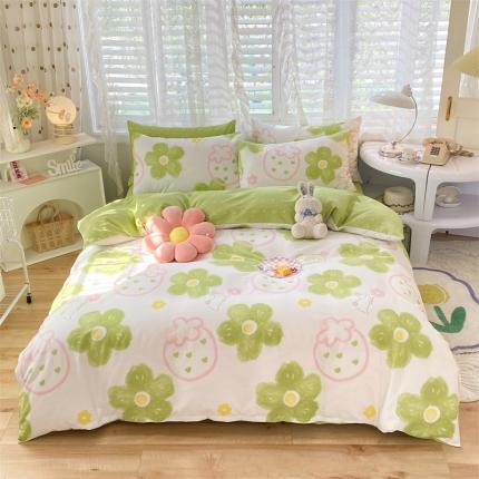 91家纺网 家纺一手货源 找家纺 （总）多品家纺 2023新款13070全棉单被套暗线