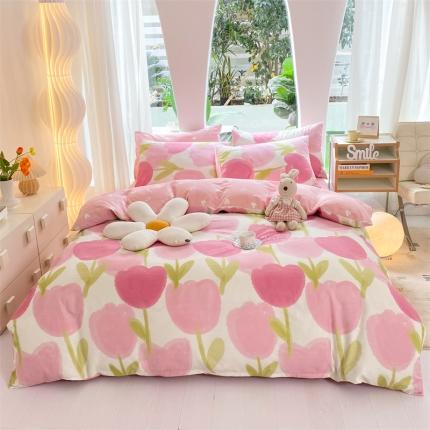 91家纺网 家纺一手货源 找家纺 （总）多品家纺 2023新款13070全棉单被套暗线