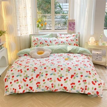 91家纺网 家纺一手货源 找家纺 （总）多品家纺 2023新款13070全棉单被套暗线