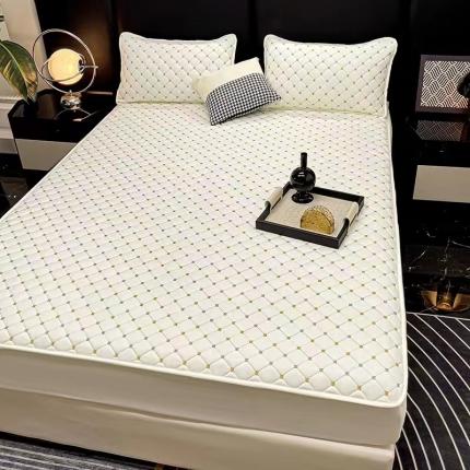 91家纺网 家纺一手货源 找家纺 （总）恒尚居-2024新款原棉夹棉满天星床笠