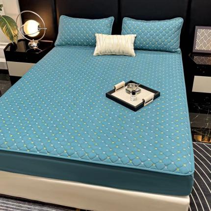 91家纺网 家纺一手货源 找家纺 （总）恒尚居-2024新款原棉夹棉满天星床笠