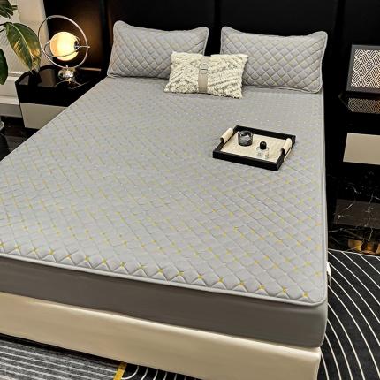 91家纺网 家纺一手货源 找家纺 （总）恒尚居-2024新款原棉夹棉满天星床笠