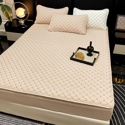 91家纺网 家纺一手货源 找家纺 （总）恒尚居-2024新款原棉夹棉满天星床笠