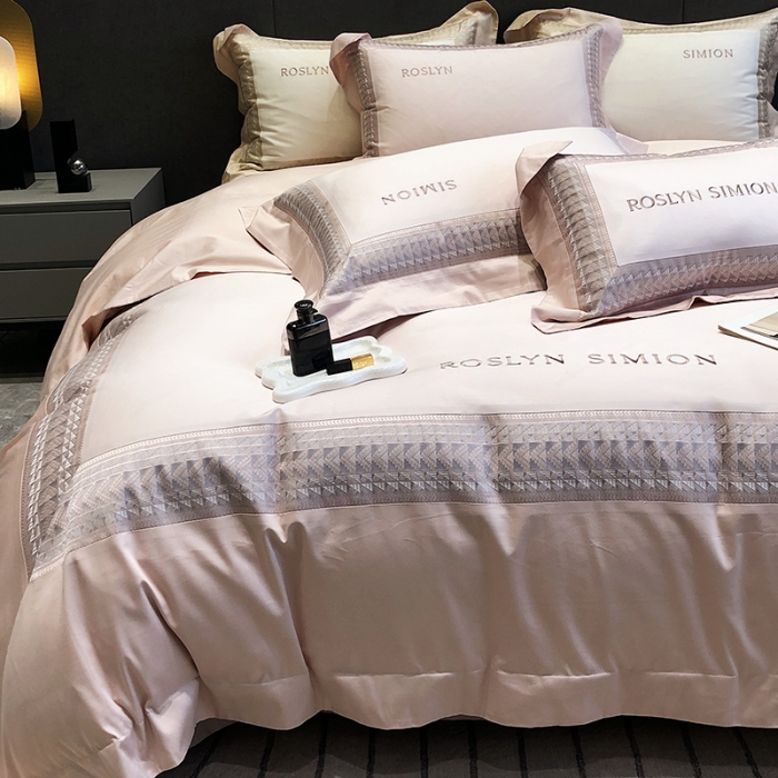 91家纺网 家纺一手货源 找家纺 黑白森林23款100支全棉四件套纯棉床上用品