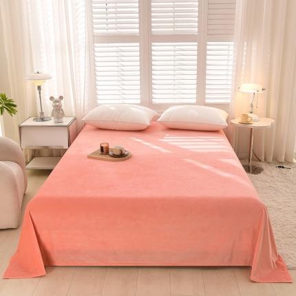 圣楚 2024新款宝宝绒保暖单床单 玉色