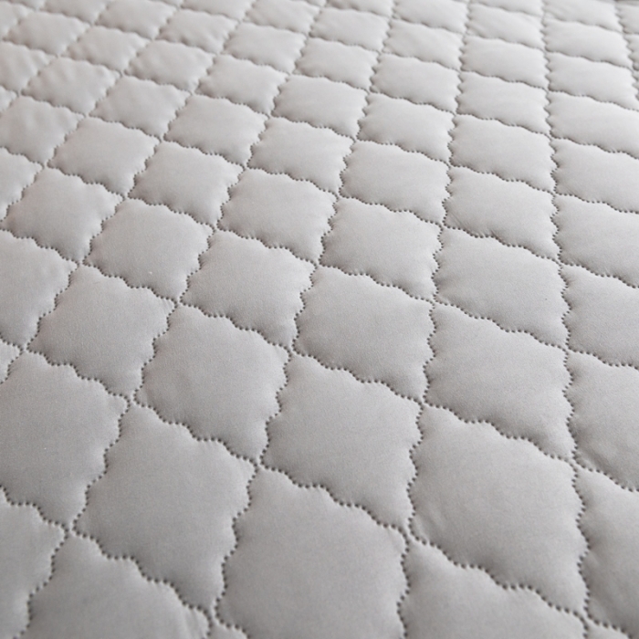 91家纺网 家纺一手货源 找家纺 丽芙 2024新款防水床笠素色-【四季款】 摩卡灰