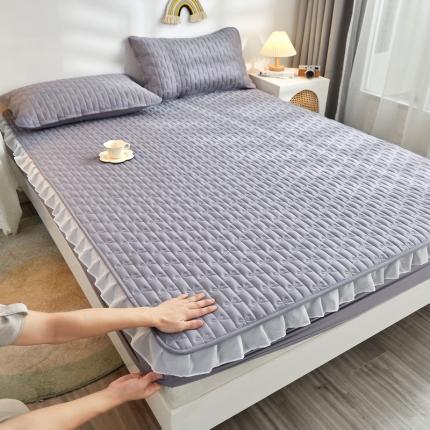 91家纺网 家纺一手货源 找家纺 (总)丽芙 2024新款全棉13372小花边机包边床笠款-【四季款】