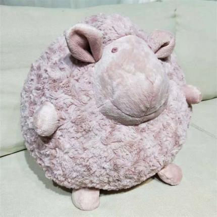 2023新款网红创意绵羊公仔抱枕韩国原单同款绵羊抱枕-场景一 脏脏粉