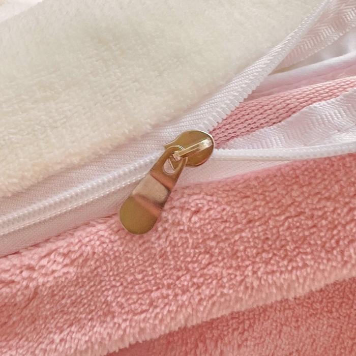 91家纺网 家纺一手货源 找家纺 包小包 2023直播爆款220g高克重印花小清新牛奶绒四件套郁金香小兔