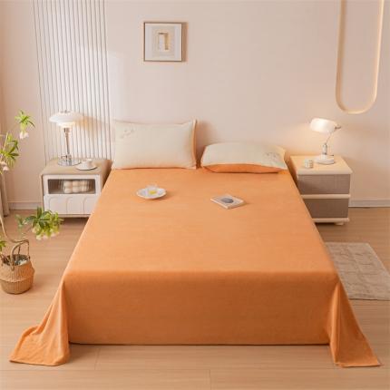 91家纺网 家纺一手货源 找家纺 （总）798家纺 2023新款牛奶绒纯色床单系列