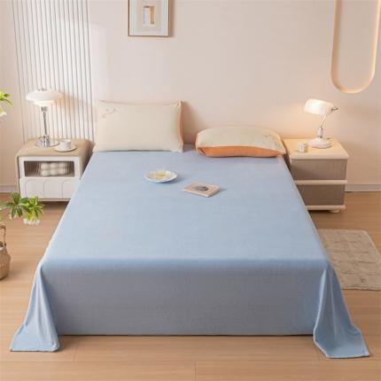 91家纺网 家纺一手货源 找家纺 （总）798家纺 2023新款牛奶绒纯色床单系列