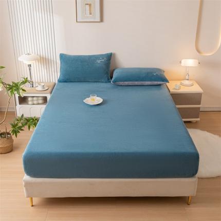 91家纺网 家纺一手货源 找家纺 （总）798家纺 2023新款牛奶绒纯色床笠