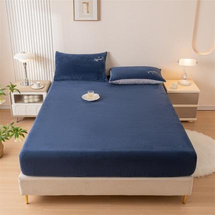 91家纺网 家纺一手货源 找家纺 （总）798家纺 2023新款牛奶绒纯色床笠