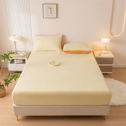 91家纺网 家纺一手货源 找家纺 （总）798家纺 2023新款牛奶绒纯色床笠