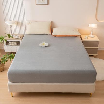 91家纺网 家纺一手货源 找家纺 （总）798家纺 2023新款牛奶绒纯色床笠