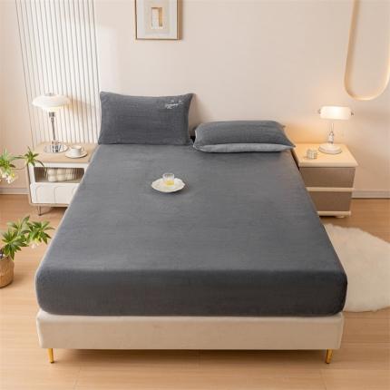 91家纺网 家纺一手货源 找家纺 （总）798家纺 2023新款牛奶绒纯色床笠