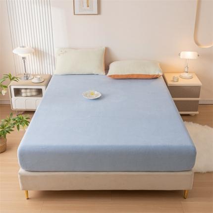 91家纺网 家纺一手货源 找家纺 （总）798家纺 2023新款牛奶绒纯色床笠