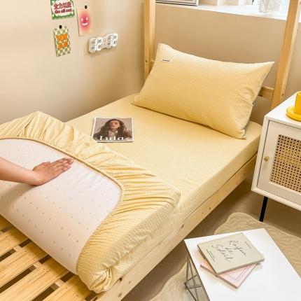 91家纺网 家纺一手货源 找家纺 (总) 眠博士 2023新款A类全棉华夫格学生床床笠