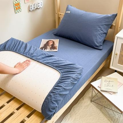 91家纺网 家纺一手货源 找家纺 (总) 眠博士 2023新款A类全棉华夫格学生床床笠