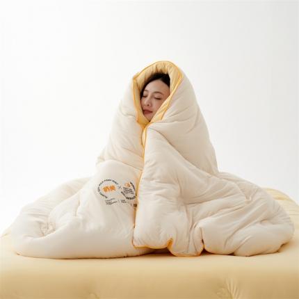 91家纺网 家纺一手货源 找家纺 (总) 芯氧 2023秋冬直播爆款李官奇30%大豆奶芙被冬被春秋被被芯