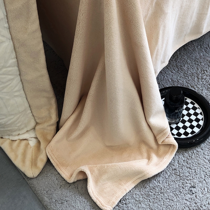 91家纺网 家纺一手货源 找家纺 （总）乐蔻2023新款200g烂花牛奶绒四件套A类标准保暖套件