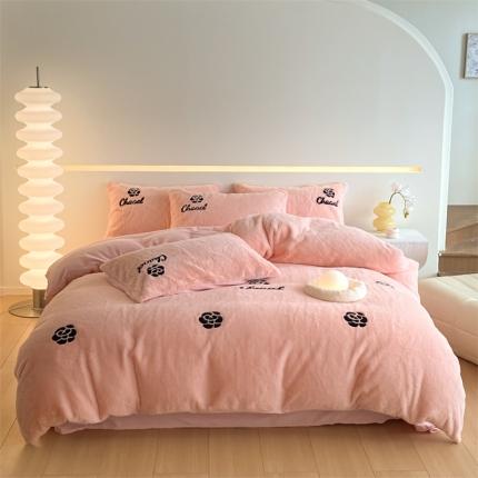 91家纺网 家纺一手货源 找家纺 （总）寐居 2023新款高克重兔兔绒四件套