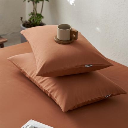 91家纺网 家纺一手货源 找家纺 （总）简纯主义 2025新款100支纯色磨毛单品枕套