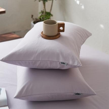 91家纺网 家纺一手货源 找家纺 （总）简纯主义 2025新款100支纯色磨毛单品枕套