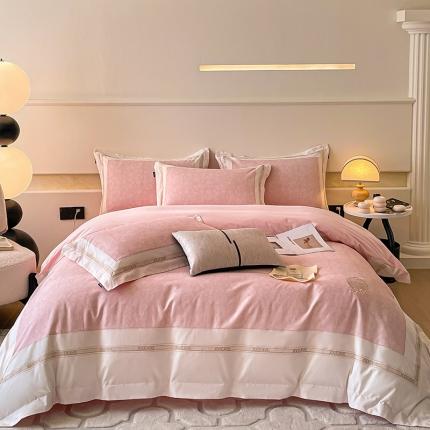 91家纺网 家纺一手货源 找家纺 （总）  A类加厚全棉磨毛四件套纯棉保暖秋冬数码印花床上用品维多利