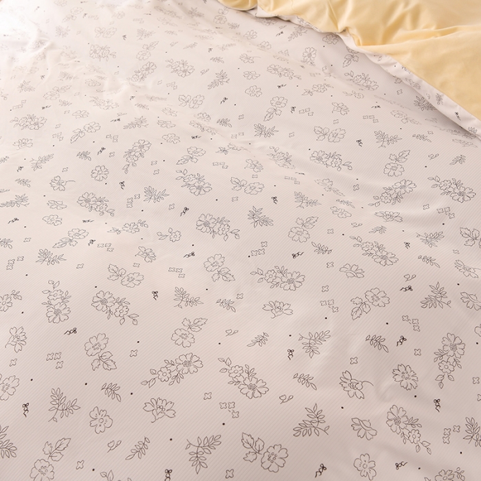 91家纺网 家纺一手货源 找家纺 圣楚 2024新款小竺棉加绒被套 馨香雅致