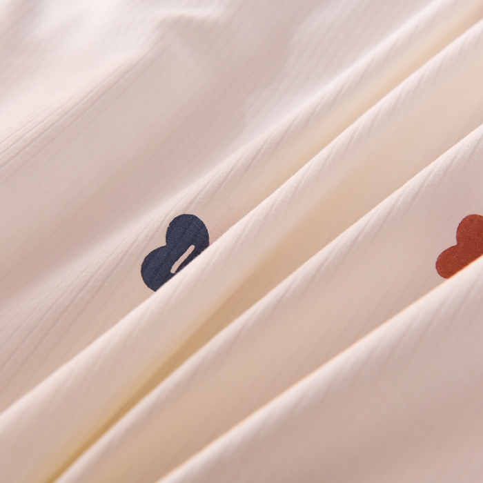 91家纺网 家纺一手货源 找家纺 圣楚 2024新款小竺棉加绒被套 爱的告白